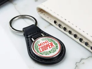 Mini Cooper Anelli Chiavi Personalizzati In Pelle Chic Forza